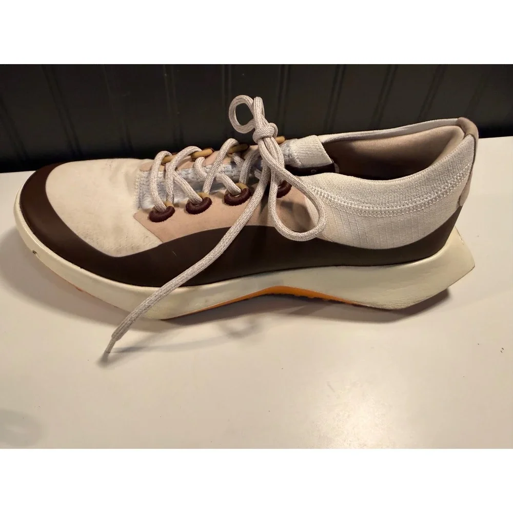 Allbirds Trail Runners SW Hazy Beige Brown Orange Sneakers Mens 9.5 Womens 11